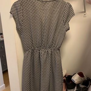 Black and white dress